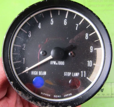 Tachimetro Per Moto Kawasaki KZ 400 KZ400 # 12 1974-1975 - Immagine 1 di 4