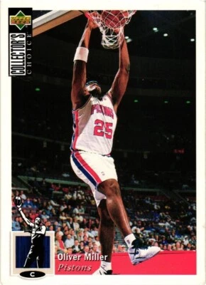 1994 Upper Deck Collectors Choice #293 Oliver Miller Detroit Pistons NBA Basketb - Image 1 of 2