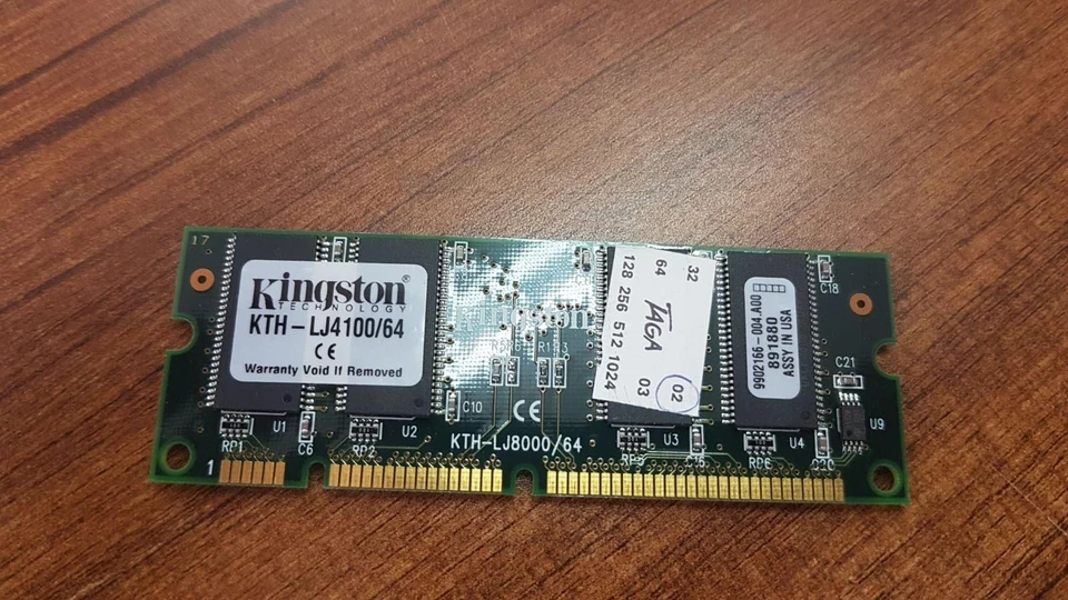KINGSTON KTH-LJ4100/64 64MB PC 100 System Specific Memory Model - Image 1 of 1