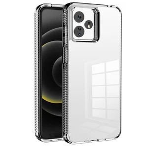 HD Transparent Case for Celero 5G Plus 2024 - Black - Picture 1 of 3
