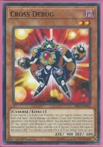 3x Yugioh RIRA-EN002 Croce Debug Comune Near Mint 1° Edizione - Foto 1 di 1
