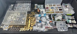 20+ libras Lote de Dijes para Hacer Joyas Cuentas Vidrio Porcelana Colgante Chips Mini - Imagen 1 de 24