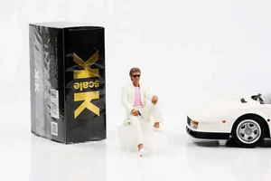 1:18 Figurine Miami Vice Sonny Crockett Sitting Movie Kk Scale Figurines Resin - Picture 1 of 2