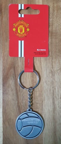 Manchester United FC Official Metal Keyring Football Logo( keychain) (KEY532) Cover