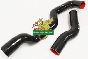 Terrafirma Land Rover Defender Puma 2.2 TD4 Black Turbo Intercooler Hoses TF742 - Picture 1 of 1