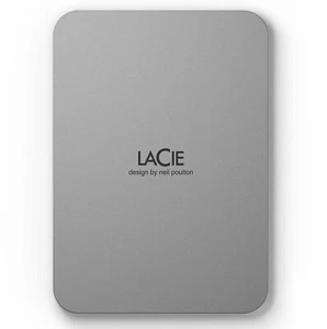LaCie Mobile Drive V2 1 TB externe Festplatte USB-C STLP1000400 Moon Silver - Bild 1 von 1