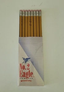 Vintage 1998 Sanford Eagle No. 2 Bleistifte MADE IN USA NOS 8er Pack versiegelt  - Bild 1 von 4