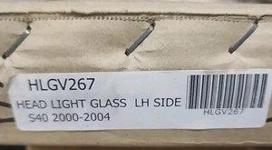 Headlight Glass HLGV267 LH Side Volvo S40 2000-2004 - Picture 1 of 1