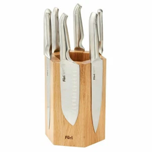 Furi Pro Magnetic Hexagonal 7 Piece Knife Block Set 7pc - Picture 1 of 6