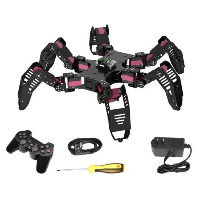 18DOF Spider Hexapod Robot DIY Kit Spider Robot With Servos For Raspberry Pi 4B - Image 1 of 4
