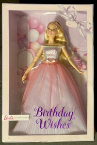 BIRTHDAY WISHES BARBIE SIGNATURE Mattel With Certificate Of Authenticity 2016 - Picture 1 of 9