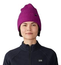 Mountain Hardwear Standard PlushKnit Beanie, Berry Glow, One Size, Glow 