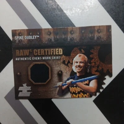 2002 Fleer WWE Raw vs. Smackdown Wrestling Card Raw Certified Spike Dudley - Image 1 of 3