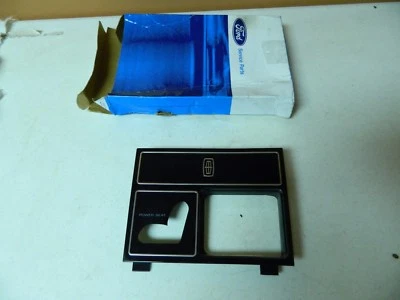 Nuevo bisel de control de asiento eléctrico Lincoln Continental 1989-1991 fabricante de equipos originales lado derecho  Foto 1 de 3