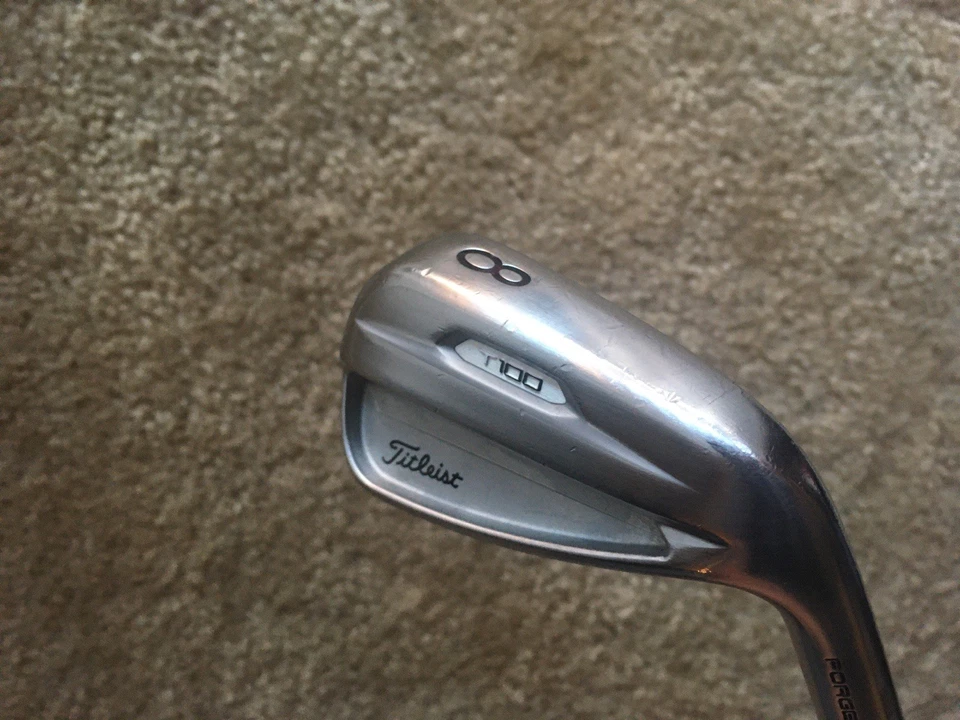 Titleist 2021 T100 Forged 8 Iron KBS Tour Extra Stiff Flex Steel Shaft - Image 1 of 4