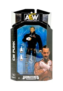 AEW Unmatched Series 4 #25 CM Punk 7" Actionfigur Jazwares TOP ZUSTAND NIB - Bild 1 von 7
