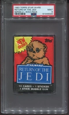 1983 TOPPS STAR WARS - RETURN OF THE JEDI SERIES 2 - WAX PACK - PSA 9 MINT - Image 1 of 2