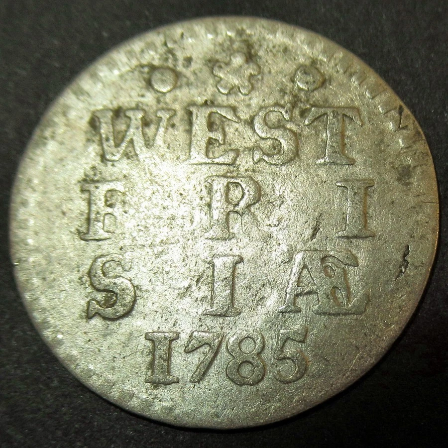 Certificate Authenticity 1785 Colonial New York Silver Lion Dime West Frisia Min - Image 1 of 4