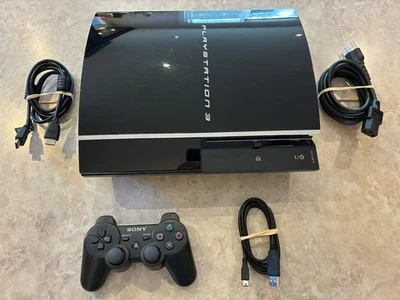 Consola Sony PlayStation 3 PS3 CECHE01 retrocompatible con PS1 PS2 PROBADA Foto 1 de 4