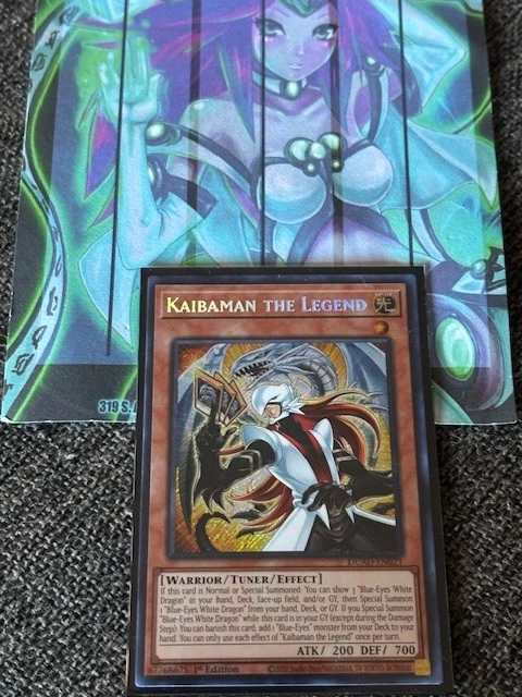 Yugioh 1x Kaibaman the Legend DUAD-EN021 Duelist's Advance Secret 1ª edição quase perfeito - Imagem 1 de 1
