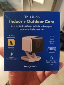 Kangaroo Indoor + Outdoor Cam Wired Security Camera - Picture 1 of 3