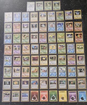 LP/MP (Unlimited) COMPLETE Pokemon NEO GENESIS Set 76-Card UNCOMMON/COMMON WOTC - Image 1 of 4