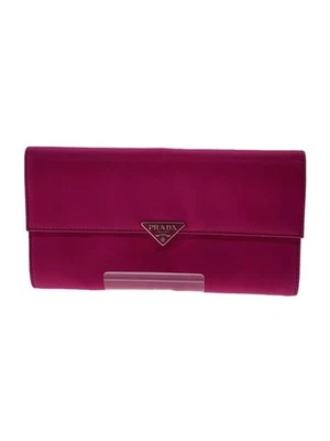 PRADA Cartera Larga Nylon Rosa M608 #284 Foto 1 de 4