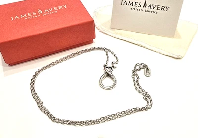 Nuevo Collar James Avery Plata Esterlina Amor Interminable Dije Cambiable 22 Foto 1 de 4