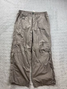 Wild Fable Women's Size XL High Rise Cargo Parachute Pants Pewter Gray - Picture 1 of 7