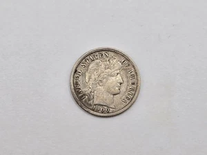 Moneda de diez centavos de plata de barbero 1900-O muy fina + 1001215 - Imagen 1 de 2