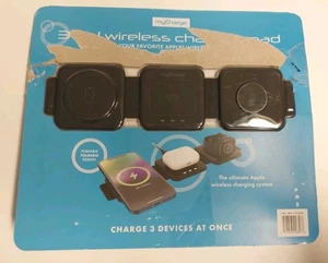 Mycharge 3-In-1 Wireless Charging Pad - Foldable for Apple Wireless Devices - Picture 1 of 5