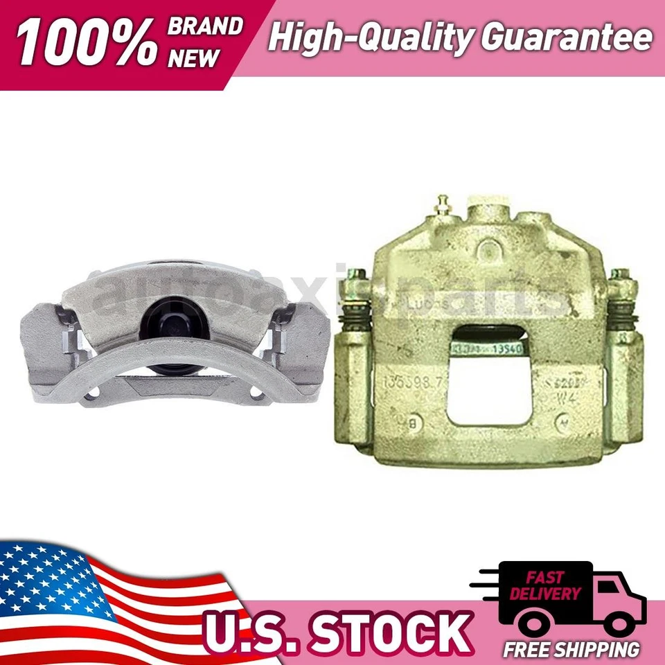 Pinza de freno de disco 2 piezas delanteras centradas para Buick Rendezvous 2002-2007 Foto 1 de 4