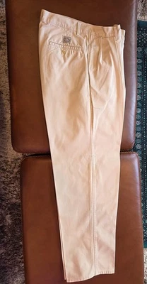 Polo Ralph Lauren Classic Chino Slacks Cream Vintage 1994 Men's 32-31 (W) 32(L)  - Image 1 of 4