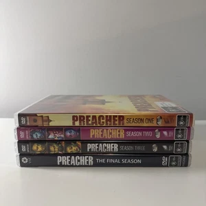 Preacher Complete Series 1–4 DVD Set (1 2 3 4) – Like New – Reg 4 - Free Post - Picture 1 of 6