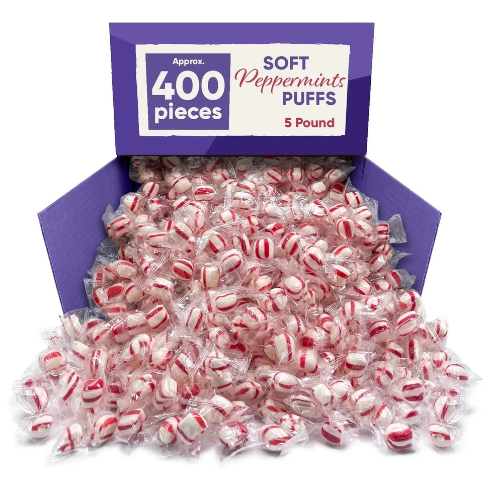 Great Value Peppermint Soft Puffs Candy 34.5 oz