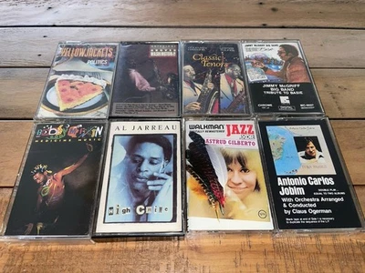 Jazz 8 cassette LOT Antonio Carlos Jobim Astro Gilberto Bossa Nova Lester Young - Image 1 of 4