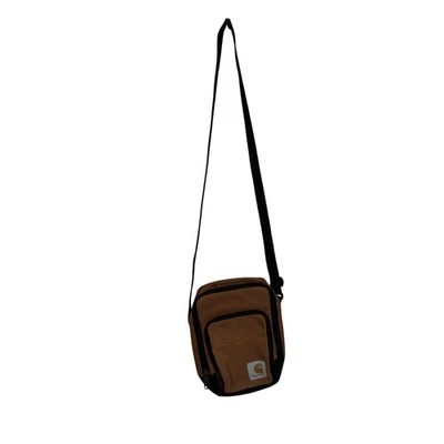 Carhartt Crossbody Zip Bag Brown Black Adjustable Strap Purse - Image 1 of 4