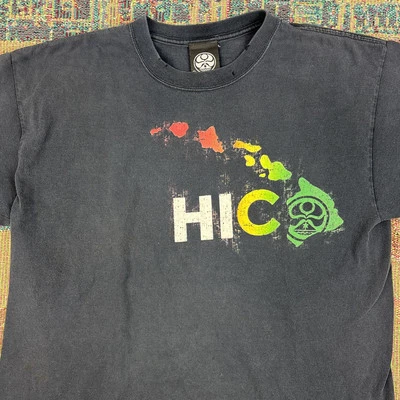 Camiseta profesional vintage Y2K Hawaiian Island Creations Pipeline talla grande negra Foto 1 de 4