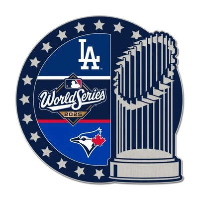 2025 World Series Los Angeles Dodgers Toronto Blue Jays Dueling Pin V1