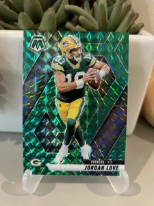 2025 Panini Mosaic - Jordan Love - Green Mosaic Color Match - Green Bay Packers - Bild 1 von 2