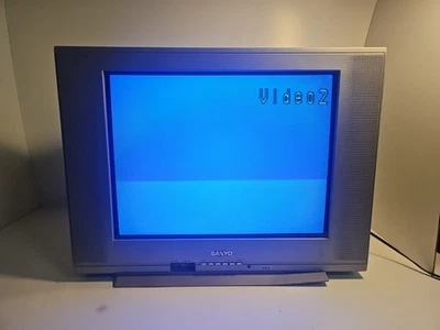 Sanyo DS20425 20" Flat Screen CRT Tube TV for Retro Gaming Composite Front Input - Image 1 of 4