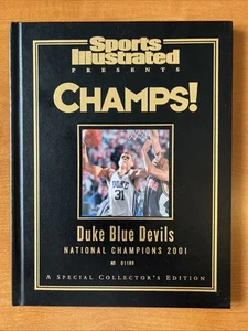 Sports Illustrated Presents “CHAMPS” Duke Blue Devils 2001 National Champ Hrdbck - Picture 1 of 3