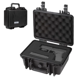 All Weather Hard Case 10 x 9 x 5” - TSA Approved Hard Shell Travel Case with ... - Picture 1 of 8