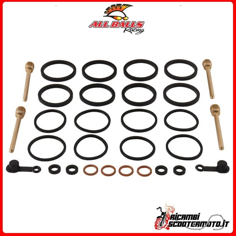 KIT REVISIONE PINZA FRENO ANTERIORE ALL BALLS HONDA CBR1000RR 2009 18-3176#166 - Imagem 1 de 1