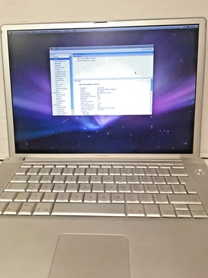 Apple Powerbook G4 Notebook A1138 1.67GHz Ohne Betriebssystem. - Bild 1 von 4