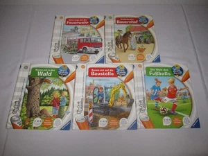 5 x Tiptoi Bücher – Baustelle, Fußball, Wald, Feuerwehr, Bauernhof - Bild 1 von 5