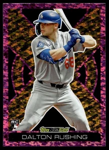 2025 Topps Black Gold PINK Dalton Rushing Rookie Dodgers #BG-4 C79 - Picture 1 of 2