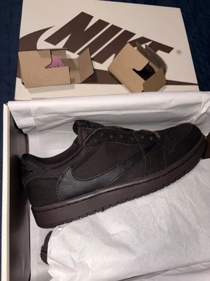 Jordan 1 Retro Bajo OG SP Travis Scott Terciopelo Marrón DM7866-202 Para hombres Foto 1 de 4