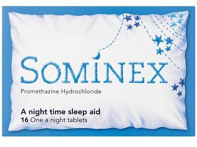 Sominex Night Time Sleep Aid Tablets 16 - (MAX 1 UNIT PER TRANSACTION) • 13.95£