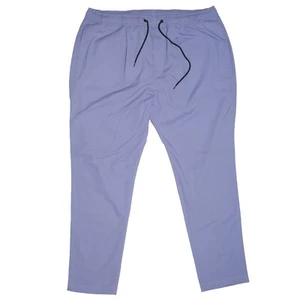 Mens Pants Joggers Purple Cotton Stretch Drawstring Loose Harem Casual Beach XL - Picture 1 of 6